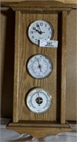 Clock & Barometer, Oak