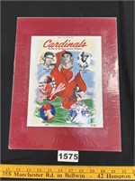 Matted STL Cardinals ROY Photo