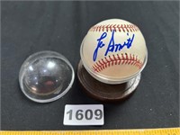 Autographed Lee Smith Baseball