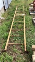 Steel ladder  12’ 3” mountable