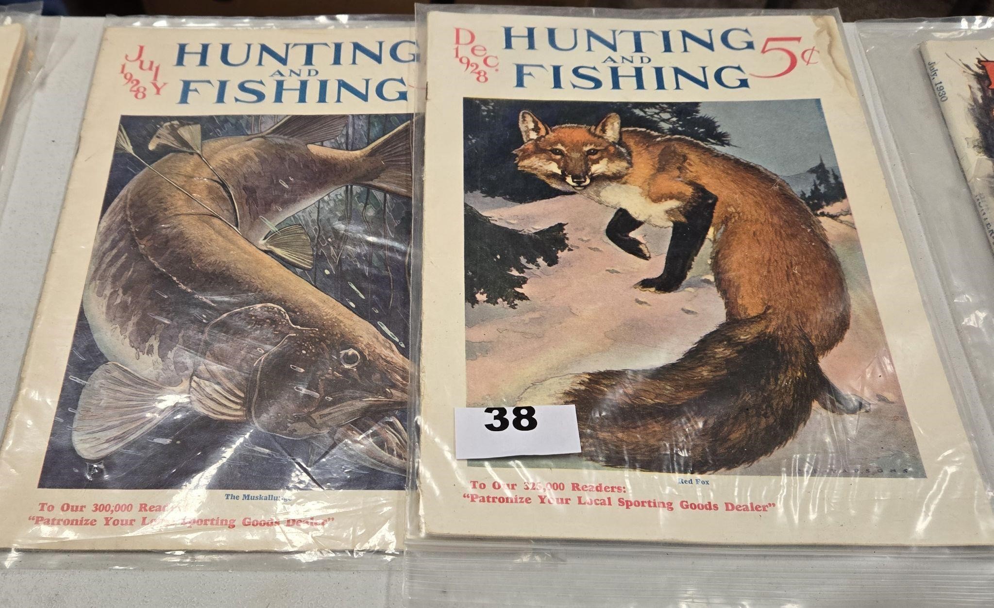 1928 Hunting and Fishing Magazine