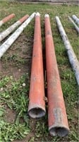 1 Aprox 20ft x 8” steel pipe