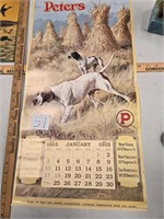 Peter Cartridge 1993 Calendar