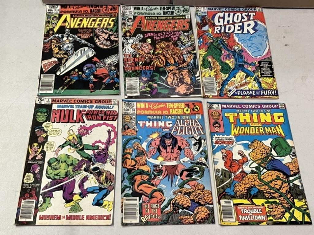 COMIC BOOK  LOT (.50-.60 CENT COVERS)