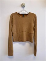 brown long sleeve size Large