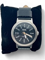 Vestal Men's Watch w/Italian Leather Band