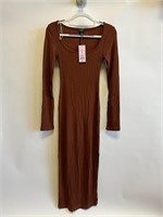 size XXS brown tight dress