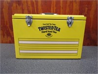 Twisted Tea Metal Cooler, 18x10x12