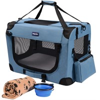 Portable Collapsible Dog Crate, Travel Dog Crate