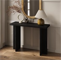 Fluted Console Table - Small Entry Table