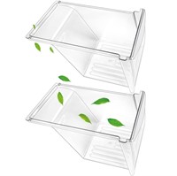 2Pack Refrigerator Drawers Bins