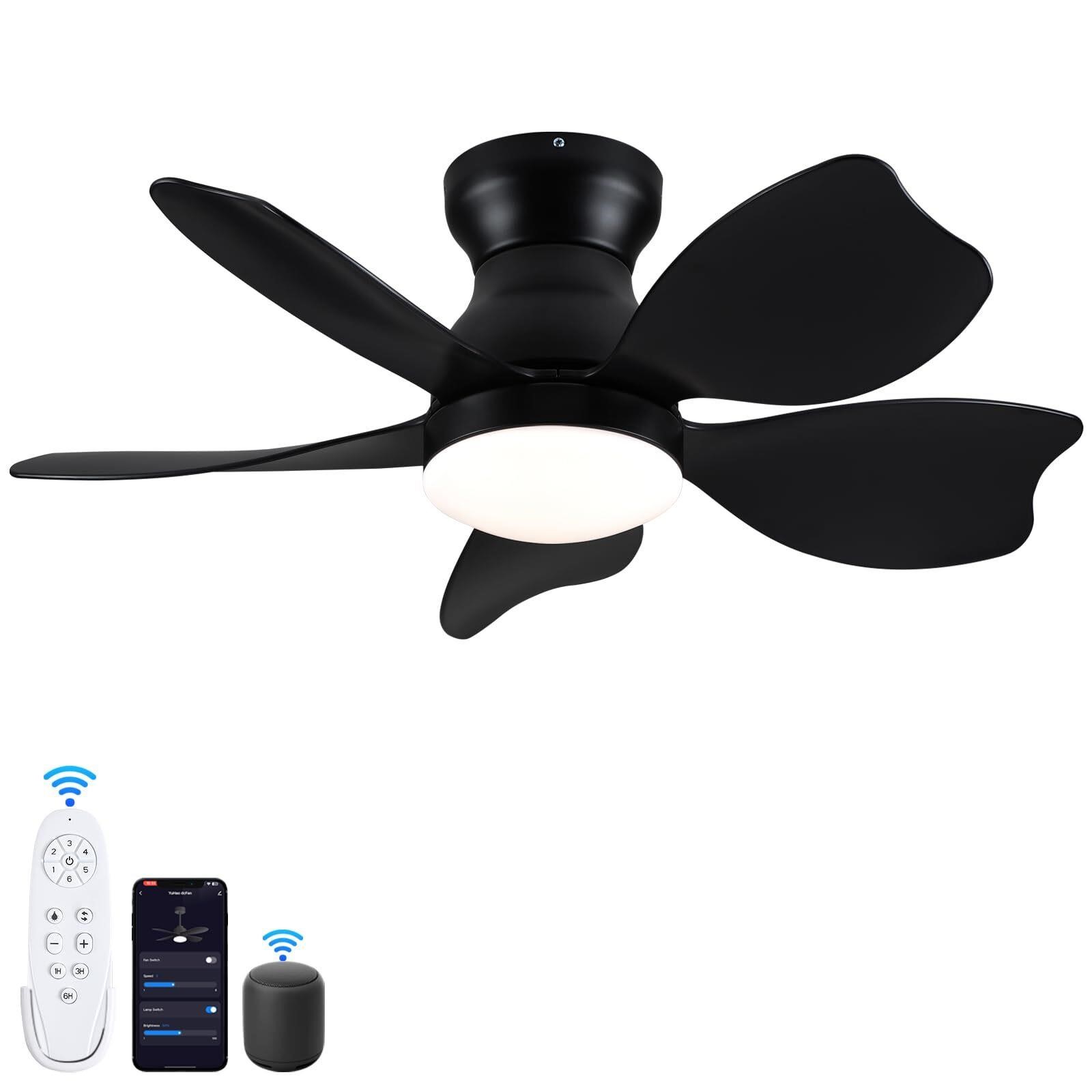 Ceiling Fan with Lights, 30 inch Remote Control,