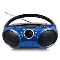 SINGING WOOD 030B Portable CD Player Boombox with