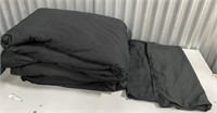 Black Mattress Comforter With Pillow Cases