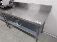 S/S Preparation Bench, 1.5m x 700mm x 900mmH