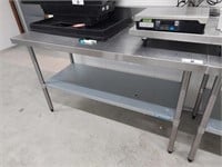 S/S Preparation Bench, 1.5m x 700mm x 900mmH