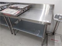 S/S Preparation Bench, 1.2m x 700mm x 900mmH