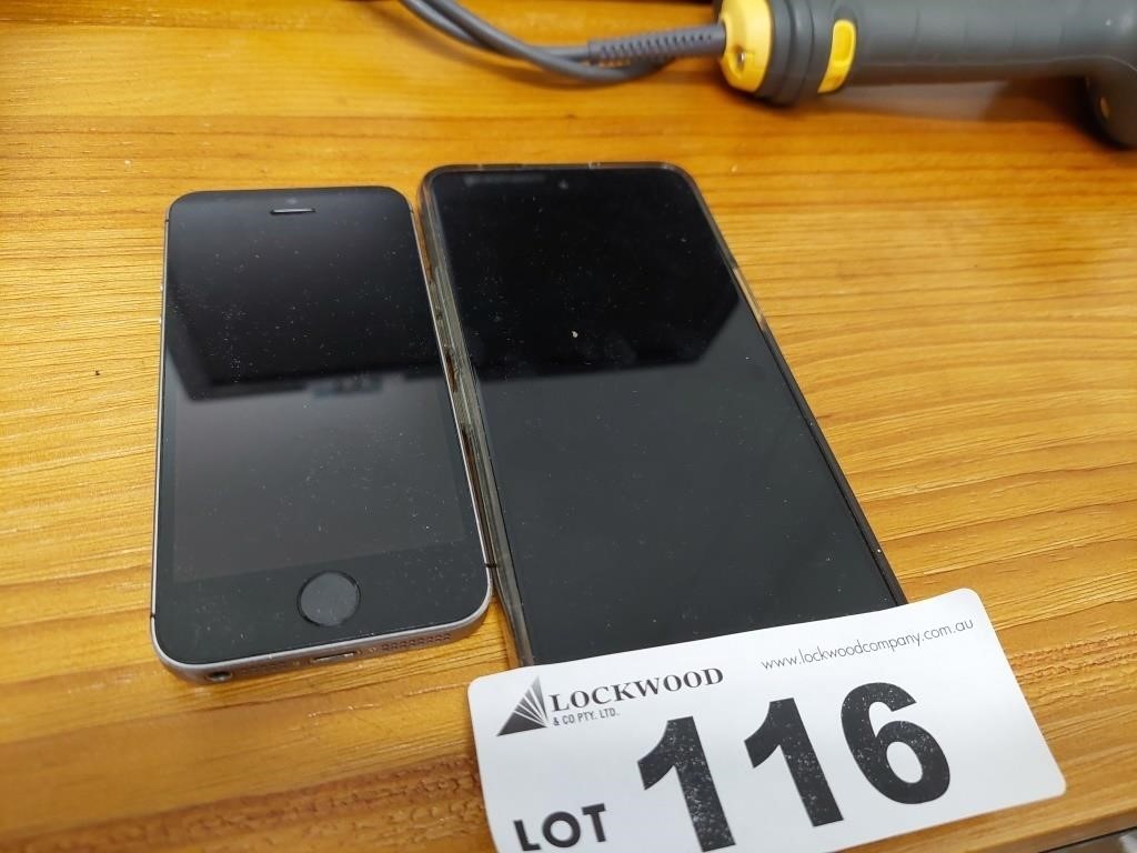 2 Apple & LG Mobile Phones