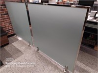 Fitted Polished Steel Glass Insert Screen
