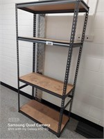 Steel 4 Tiered Adjustable Stock Shelf
