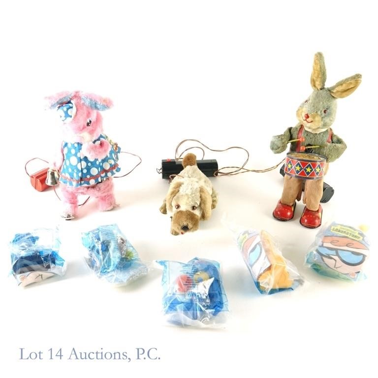 Tin Plushes & Dexter's Laboratory Toys (8)