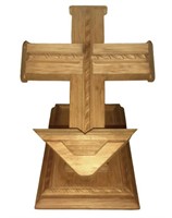 Carved Wooden Bible Stand - Beautiful Great Piece