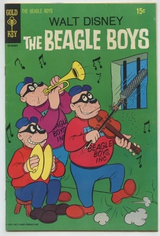 Vintage Walt Disney The Beagle Boys Comic Book