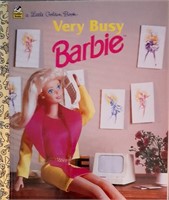 Very Busy Barbie - A Little Golden Book