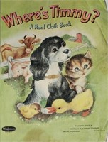 Vintage Where's Timmy? A Real Cloth Book
