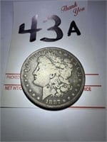 1887-O - Silver Morgan $1 Dollar Coin
