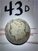 1900-O - Silver Morgan $1 Dollar Coin