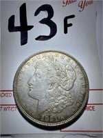 1921-D - Silver Morgan $1 Dollar Coin