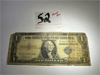 1935 Silver Certificate Blue Seal $1 Dollar Bill