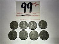 8 - 1943 Steel Pennies