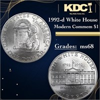 1992-d White House Modern Commem Dollar 1 Grades G
