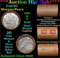 ***Auction Highlight*** 1902 Morgan & P Peace Ends