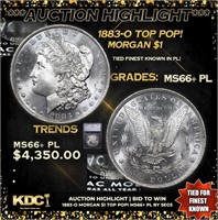 ***Auction Highlight*** 1883-o Morgan Dollar TOP P