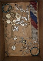 box lot of jewelry