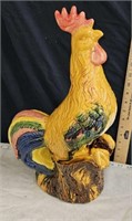 rooster ceramic figurines