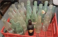 box of old bottles