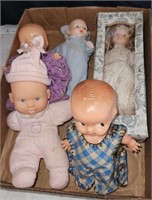 box of old dolls