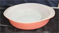 pink pyrex bowl