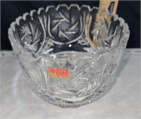 leaded crystal bowl