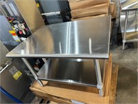 NEW in BOX 30" x 48" Stainless Steel Work TaBLE