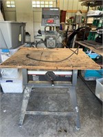 Craftsman radial saw on stand