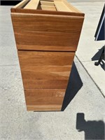 Wood front cabinetry
