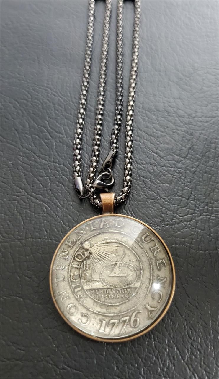 17th Century Continenial Curency Necklace Copy