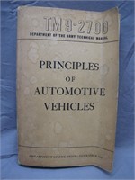 1947 Dept. Of The Army Tech. Manual TM9-2700