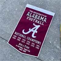 Alabama Football National Champions Banner 24W x
