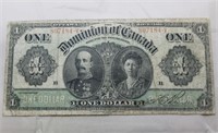 Dominion of Canada $1 Banknote 1911 DC-18a